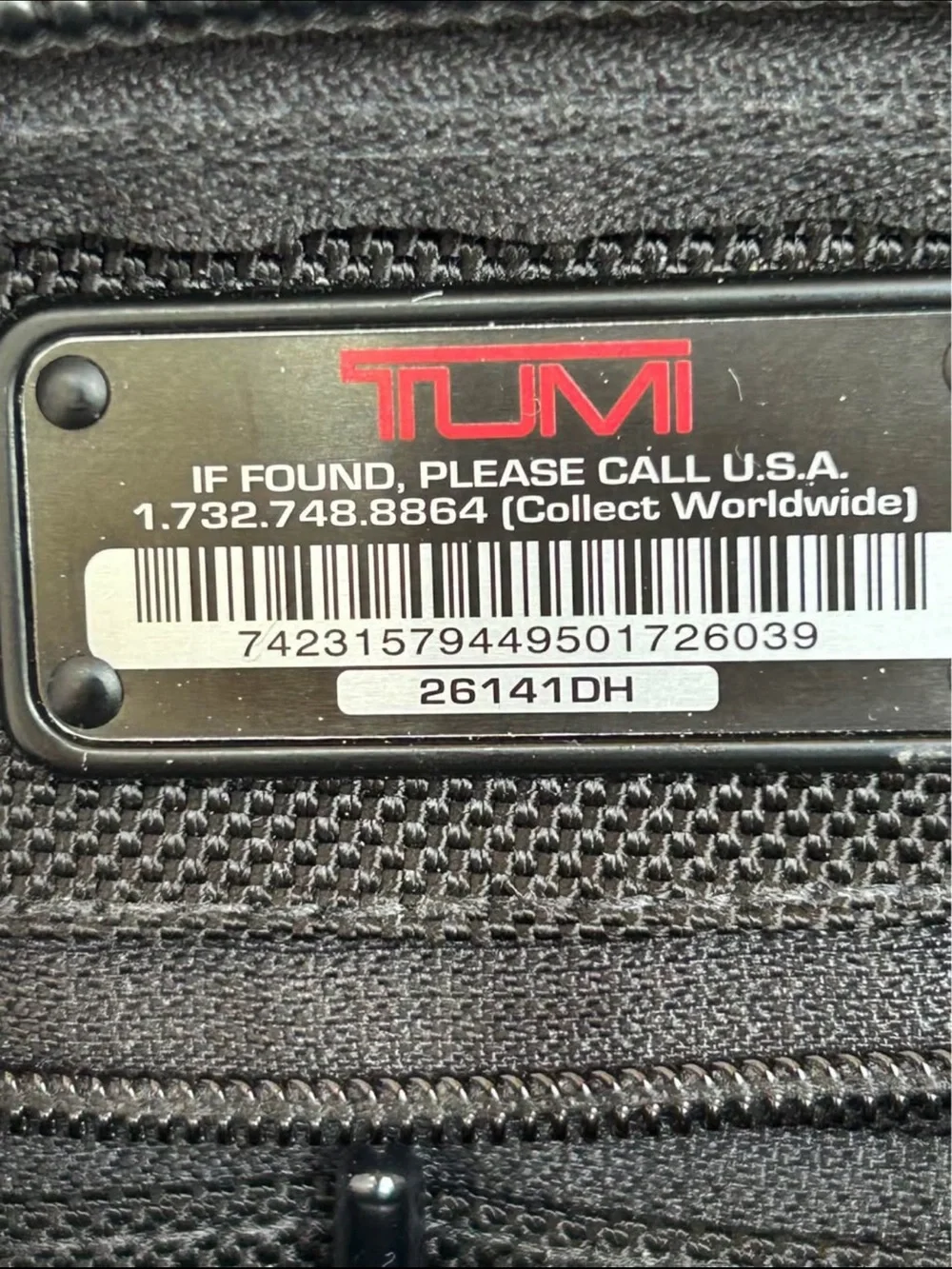 Tumi Ballistic Nylon Alpha briefcase